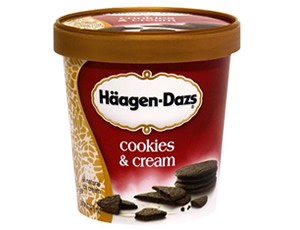Haagen-Dazs Cookies and Cream 100ML