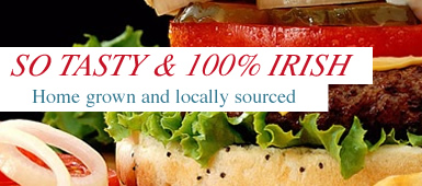 Tasty Burgers 100% Irish
